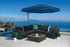 Ecosmart Fire Base 40 Fire Pit Table - Bone Finish / Stainless Steel Burner - ESF.O.BAS.40.BO